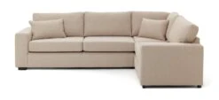Habitat Eton Fabric Left Hand Corner Sofa - Biege -Habitat 1151484 R Z002A