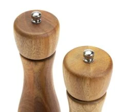 Habitat Global Wooden Salt And Pepper Grinder - Natural 7 Habitat Global Wooden Salt And Pepper Grinder - Natural -Habitat 1178900 R Z003A