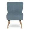 Habitat Eppy Fabric Accent Chair - Blue -Habitat 1230116 R Z001A