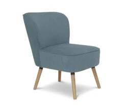 Habitat Eppy Fabric Accent Chair - Blue -Habitat 1230116 R Z004A