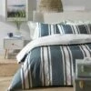 Habitat Cotton Coastal Stripe Blue Bedding Set - Single -Habitat 1232884 R Z001A