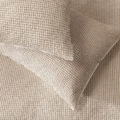 Habitat Cotton Contrast Waffle Beige Bedding Set - Single -Habitat 1233089 R Z002A