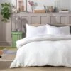 Habitat Cotton 200TC Muslin White Bedding Set - Double -Habitat 1233278 R Z001A