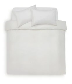 Habitat Cotton 200TC Muslin White Bedding Set - Double 9 Habitat Cotton 200TC Muslin White Bedding Set - Double -Habitat 1233278 R Z002A