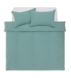 Habitat Cotton 200TC Muslin Green Bedding Set - Double -Habitat 1233319 R Z002A