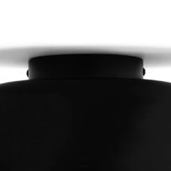 Habitat Modern Globe Metal Bathroom Ceiling Light - Black -Habitat 1233584 R Z002A