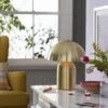 Habitat Mushroom Steel Table Lamp - Brass 1 Habitat Mushroom Steel Table Lamp - Brass -Habitat 1233670 R Z001A