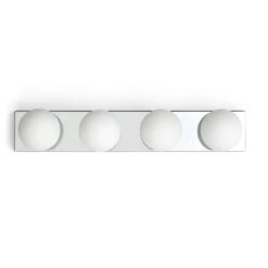 Habitat Metal 4 Light Bathroom Wall Light - Chrome -Habitat 1233852 R Z001C