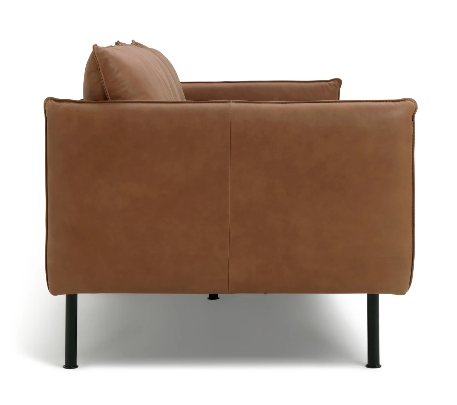 Habitat Moore Leather 4 Seater Sofa - Tan 9 Habitat Moore Leather 4 Seater Sofa - Tan - Image 7