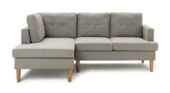 Habitat Joshua Self Assembly Left Hand Corner Sofa - Grey -Habitat 1251267 R Z003A