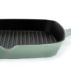 Habitat 23cm Cast Iron Griddle Pan - Sage Green -Habitat 1258404 R Z001A