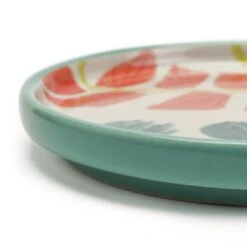 Habitat X Kew Set Of 4 Ceramic Botanical Coasters -Habitat 1300541 R Z003A