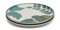Habitat X Kew Set Of 2 Ceramic Side Plate -Habitat 1300572 R Z002A