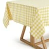 Habitat Checked Table Cloth - Yellow -Habitat 1307379 R Z001A