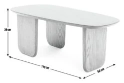 Habitat Xylo Coffee Table - Dark Wood -Habitat 1308024 R E001