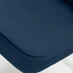 Habitat Alexis Velvet Cocktail Chair - Navy -Habitat 1341270 R Z006A