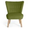 Habitat Alexis Velvet Cocktail Chair - Olive 2 Habitat Alexis Velvet Cocktail Chair - Olive -Habitat 1341287 R Z001A