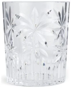 Habitat Palm Design Transparent Tumbler - Pack Of 4 10 Habitat Palm Design Transparent Tumbler - Pack Of 4 -Habitat 1400056 R Z004A
