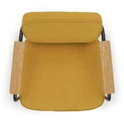Habitat Jesper Fabric Accent Chair - Yellow -Habitat 1402047 R Z005A