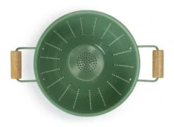Habitat Enamel And Wood Colander -Habitat 1404519 R Z002A