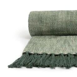 Habitat Recycled Throw - Green - 125x150cm -Habitat 1406775 R Z002A