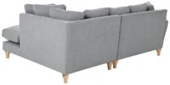 Habitat Carrie Fabric Right Hand Corner Chaise Sofa - Grey -Habitat 1486355 R Z004A