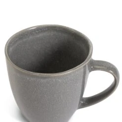 Habitat Set Of 4 Stoneware Mugs - Grey -Habitat 1489242 R Z004A