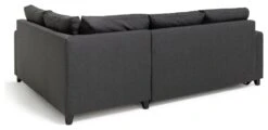 Habitat Seattle Left Corner Fabric Sofa Bed - Charcoal -Habitat 1663123 R Z005A
