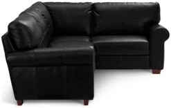 Habitat Salisbury Leather Left Hand Corner Sofa - Black 16 Habitat Salisbury Leather Left Hand Corner Sofa - Black -Habitat 1954526 R Z003A
