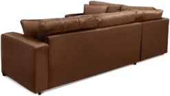 Habitat Eton Leather Right Hand Corner Sofa - Tan -Habitat 1958285 R Z004A