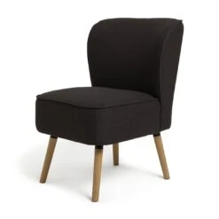 Habitat Eppy Fabric Accent Chair - Charcoal -Habitat 1970256 R Z002A