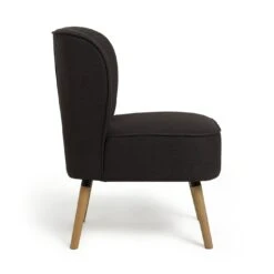 Habitat Eppy Fabric Accent Chair - Charcoal -Habitat 1970256 R Z004A