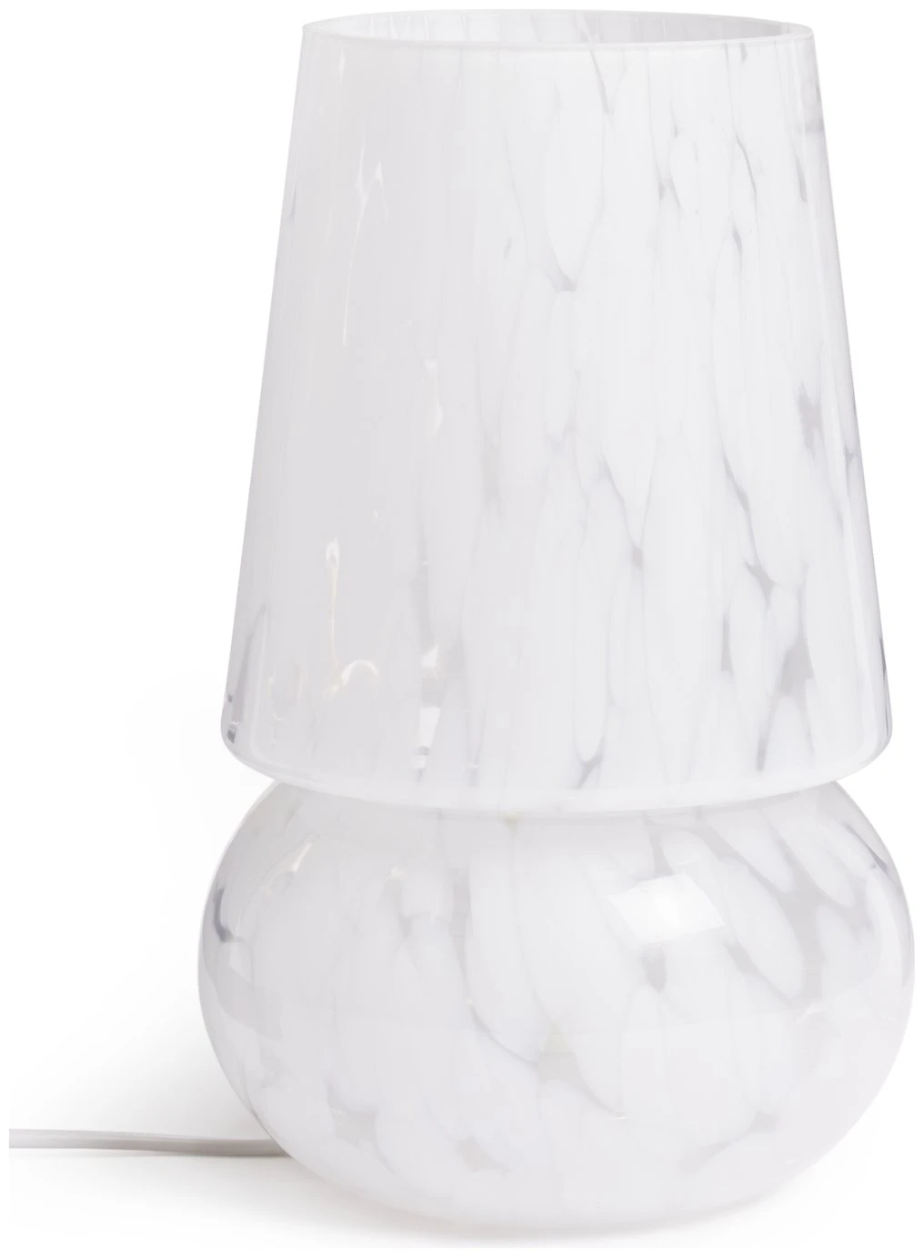 Habitat Rahnn Confetti Glass Table Lamp - White 4 Habitat Rahnn Confetti Glass Table Lamp - White - Image 2