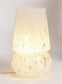 Habitat Rahnn Confetti Glass Table Lamp - White 10 Habitat Rahnn Confetti Glass Table Lamp - White -Habitat 1970421 R Z002A