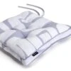 Habitat Brushstroke Pack Of 2 Seat Cushion - Grey -Habitat 1973813 R Z001A