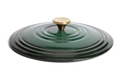 Habitat 4 Litre Cast Iron Casserole Dish - Green -Habitat 2003342 R Z003A