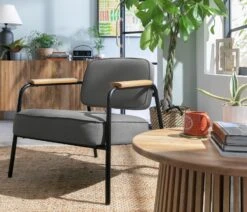 Habitat Jesper Fabric Accent Chair - Grey 12 Habitat Jesper Fabric Accent Chair - Grey -Habitat 2016504 R Z001C