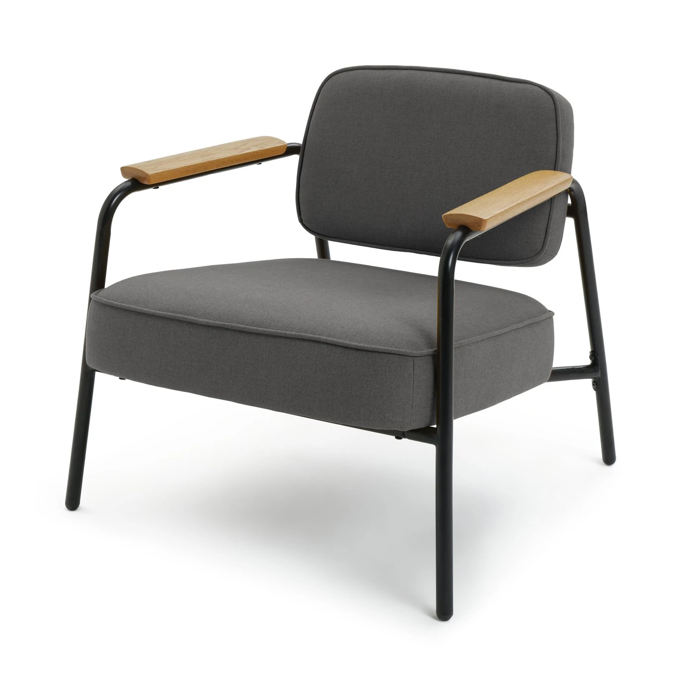 Habitat Jesper Fabric Accent Chair - Grey 7 Habitat Jesper Fabric Accent Chair - Grey - Image 5