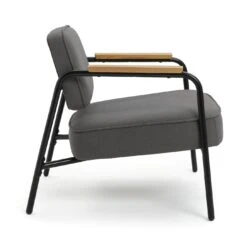 Habitat Jesper Fabric Accent Chair - Grey 17 Habitat Jesper Fabric Accent Chair - Grey -Habitat 2016504 R Z004A