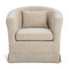 Habitat Larissa Fabric Tub Chair - Natural 2 Habitat Larissa Fabric Tub Chair - Natural -Habitat 2020844 R Z001A