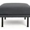 Habitat Moore Leather Ottoman Footstool - Dark Grey -Habitat 2022471 R Z001A