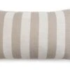 Habitat Striped Cushion - Coffee Cream - 30x50cm -Habitat 2024620 R Z001A