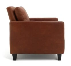 Habitat Chester Leather Armchair - Tan -Habitat 2029601 R Z004A