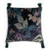 Habitat Botanical Print Velvet Cushion - Multi - 43x43cm -Habitat 2062840 R Z001A