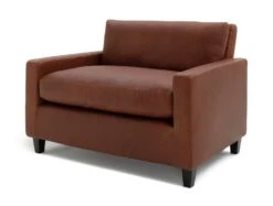 Habitat Chester Leather Cuddle Chair - Tan 15 Habitat Chester Leather Cuddle Chair - Tan -Habitat 2067807 R Z002A