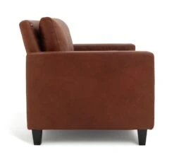 Habitat Chester Leather Cuddle Chair - Tan 17 Habitat Chester Leather Cuddle Chair - Tan -Habitat 2067807 R Z004A