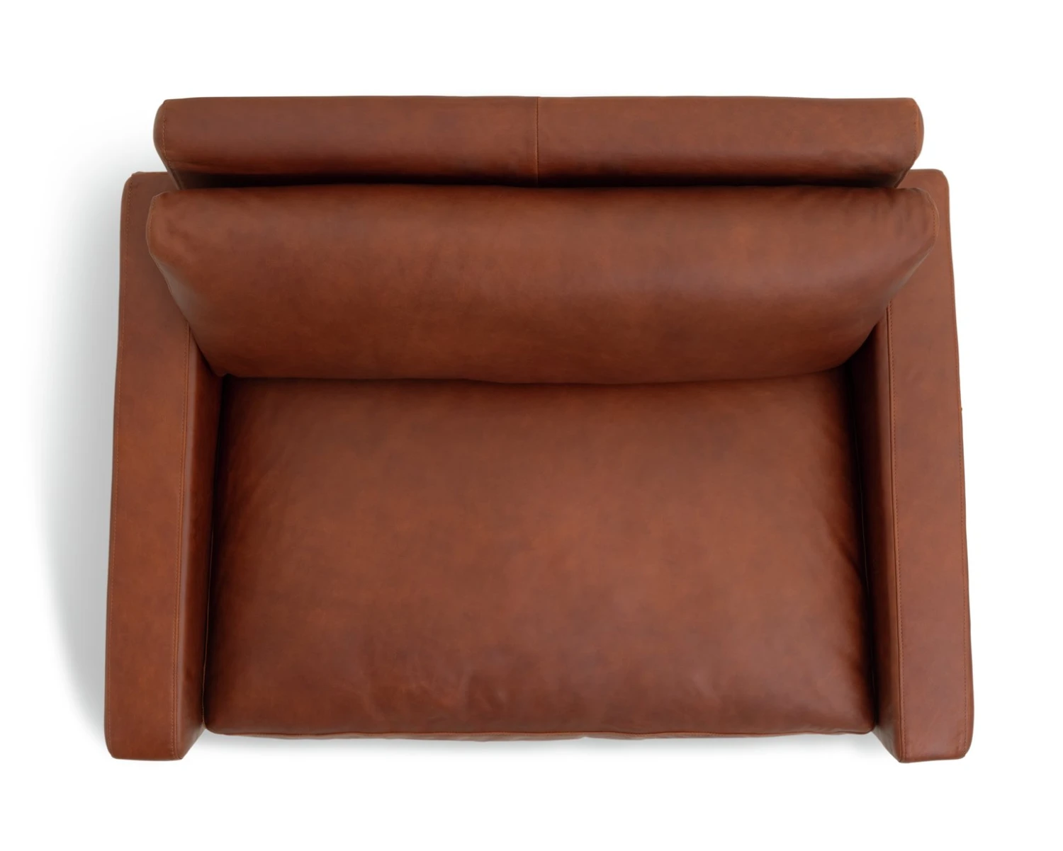 Habitat Chester Leather Cuddle Chair - Tan 10 Habitat Chester Leather Cuddle Chair - Tan - Image 8