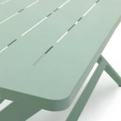 Habitat Folding 4 Seater Steel Dining Set - Green -Habitat 2069908 R Z003A