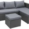 Habitat 4 Seater Rattan Effect Garden Sofa Set - Grey -Habitat 2070739 R Z001A