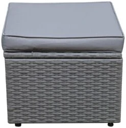 Habitat 4 Seater Rattan Effect Garden Sofa Set - Grey -Habitat 2070739 R Z002A